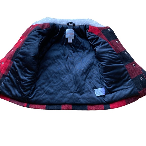 Cat & Jack Buffalo plaid peacoat. 2T - Picture 3 of 4